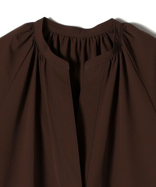SHIPS / シップス ロング・マキシ丈ワンピース | 〈接触冷感 / 撥水加工〉TEX BRID(R)タフタ ギャザー ワンピース | 詳細21