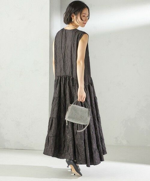 SHIPS / シップス ロング・マキシ丈ワンピース | TORRAZZO DONNA:〈手洗い可能〉ティアード ノースリーブ ワンピース | 詳細5