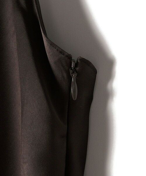 SHIPS / シップス ロング・マキシ丈ワンピース | 〈手洗い可能〉バック デザイン サテン キャミ ワンピース | 詳細23