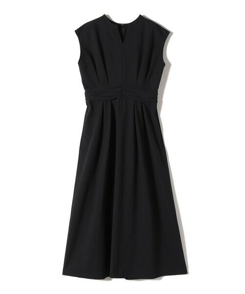 SHIPS / シップス ロング・マキシ丈ワンピース | 〈手洗い可能〉サッカー ストレッチ ドット 無地 フレンチ スリーブ ワンピース | 詳細10