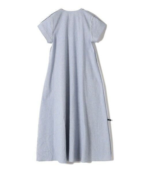 SHIPS / シップス ロング・マキシ丈ワンピース | 〈接触冷感・手洗い可能〉麻混 シャンブレー フレア ワンピース | 詳細25