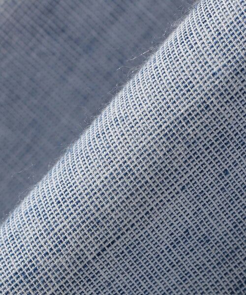 SHIPS / シップス ロング・マキシ丈ワンピース | 〈接触冷感・手洗い可能〉麻混 シャンブレー フレア ワンピース | 詳細26