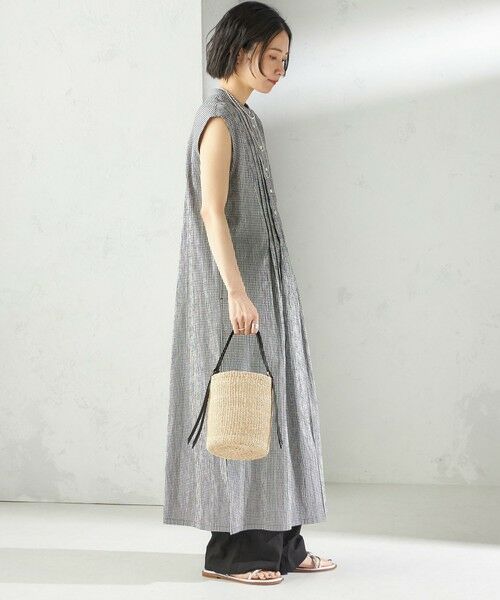 SHIPS / シップス ロング・マキシ丈ワンピース | 〈手洗い可能〉ACAR リップル タック ワンピース | 詳細5