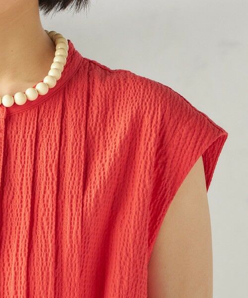 SHIPS / シップス ロング・マキシ丈ワンピース | 〈手洗い可能〉ACAR リップル タック ワンピース | 詳細16