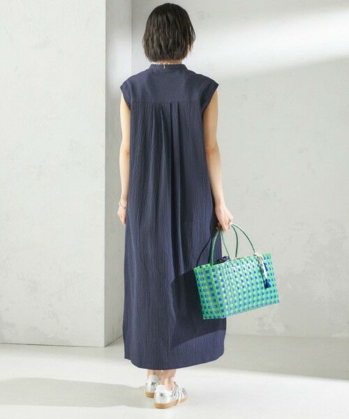 SHIPS / シップス ロング・マキシ丈ワンピース | 〈手洗い可能〉ACAR リップル タック ワンピース | 詳細26