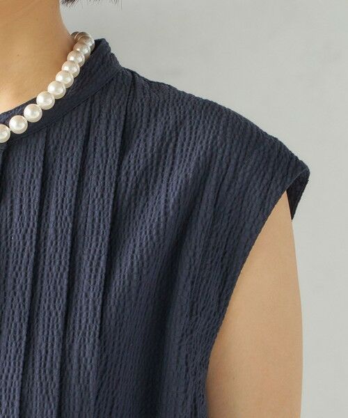 SHIPS / シップス ロング・マキシ丈ワンピース | 〈手洗い可能〉ACAR リップル タック ワンピース | 詳細29