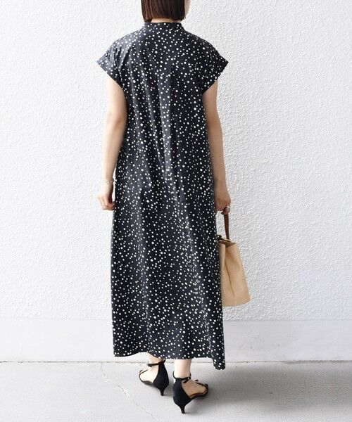 SHIPS for women / シップスウィメン ロング・マキシ丈ワンピース | 【WEB限定】〈手洗い可能〉リネン レーヨン コーティング ワンピース | 詳細14