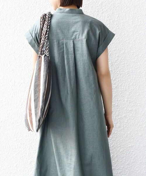 SHIPS for women / シップスウィメン ロング・マキシ丈ワンピース | 【WEB限定】〈手洗い可能〉リネン レーヨン コーティング ワンピース | 詳細26