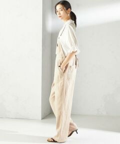 SHIPS / シップス サロペット・オールインワン | 〈手洗い可能〉麻 コットン オールインワン