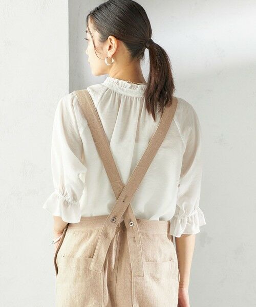 SHIPS / シップス サロペット・オールインワン | 〈手洗い可能〉麻 コットン オールインワン | 詳細10