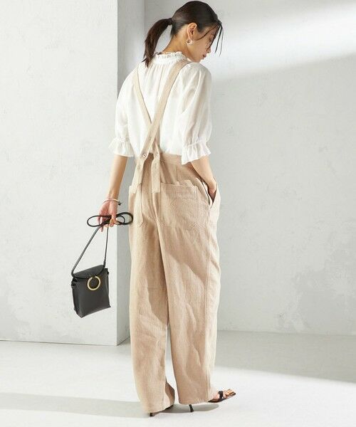 SHIPS / シップス サロペット・オールインワン | 〈手洗い可能〉麻 コットン オールインワン | 詳細6