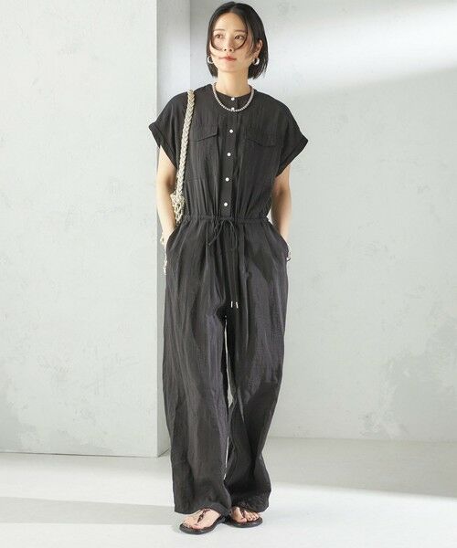 SHIPS / シップス サロペット・オールインワン | 〈手洗い可能〉ダブル ポケット ミリタリー オールインワン | 詳細12