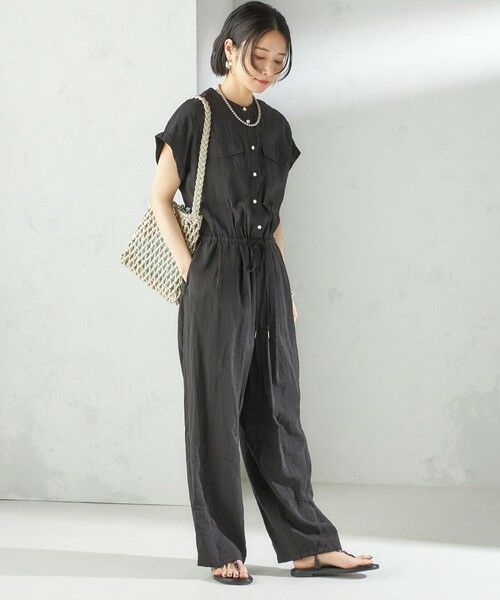 SHIPS / シップス サロペット・オールインワン | 〈手洗い可能〉ダブル ポケット ミリタリー オールインワン | 詳細13