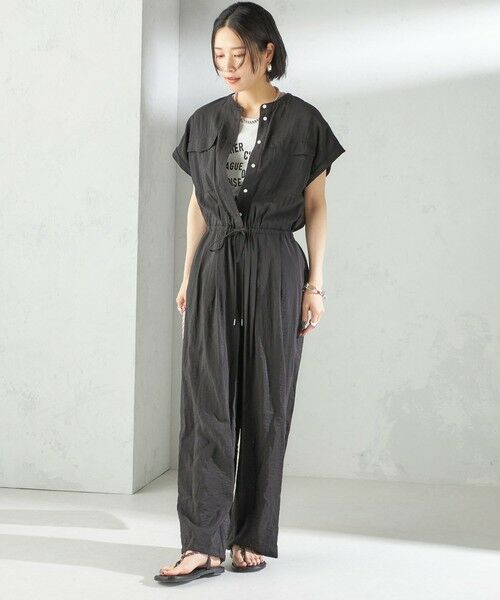 SHIPS / シップス サロペット・オールインワン | 〈手洗い可能〉ダブル ポケット ミリタリー オールインワン | 詳細2