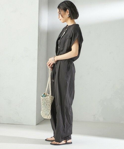 SHIPS / シップス サロペット・オールインワン | 〈手洗い可能〉ダブル ポケット ミリタリー オールインワン | 詳細3