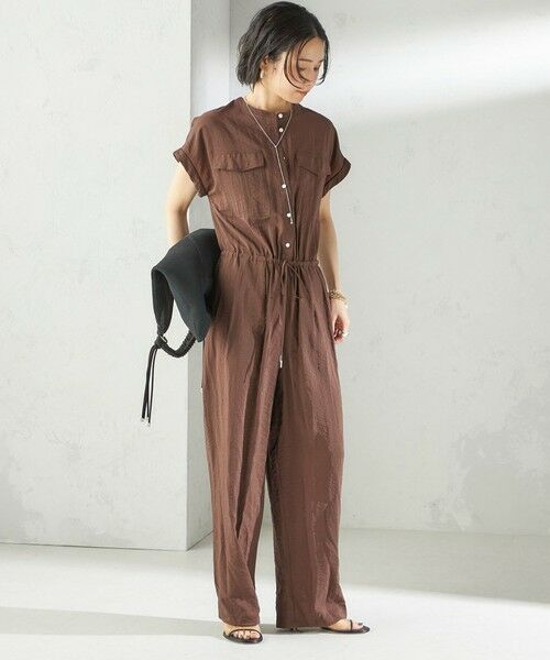 SHIPS / シップス サロペット・オールインワン | 〈手洗い可能〉ダブル ポケット ミリタリー オールインワン | 詳細22