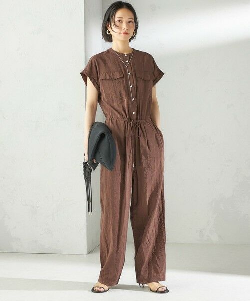 SHIPS / シップス サロペット・オールインワン | 〈手洗い可能〉ダブル ポケット ミリタリー オールインワン | 詳細26