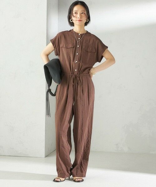 SHIPS / シップス サロペット・オールインワン | 〈手洗い可能〉ダブル ポケット ミリタリー オールインワン | 詳細27