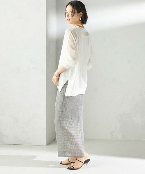 SHIPS / シップス カーディガン・ボレロ | 〈手洗い可能〉18G コットン ナイロン Vネック 1 ボタン カーディガン | 詳細3