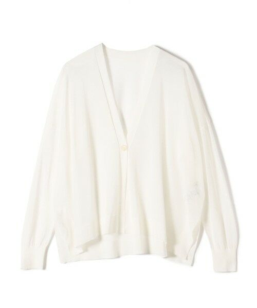 SHIPS / シップス カーディガン・ボレロ | 〈手洗い可能〉18G コットン ナイロン Vネック 1 ボタン カーディガン | 詳細17