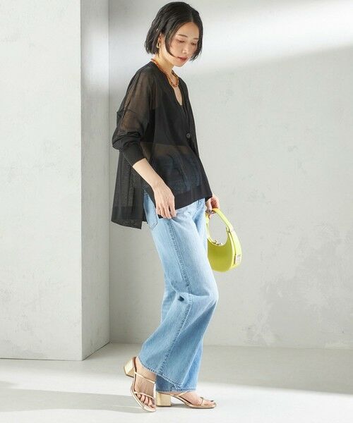 SHIPS / シップス カーディガン・ボレロ | 〈手洗い可能〉18G コットン ナイロン Vネック 1 ボタン カーディガン | 詳細24