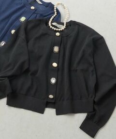 SHIPS / シップス カーディガン・ボレロ | TORRAZZO DONNA:〈手洗い可能〉ビジュー シアー カーディガン