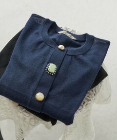 SHIPS / シップス カーディガン・ボレロ | TORRAZZO DONNA:〈手洗い可能〉ビジュー シアー カーディガン