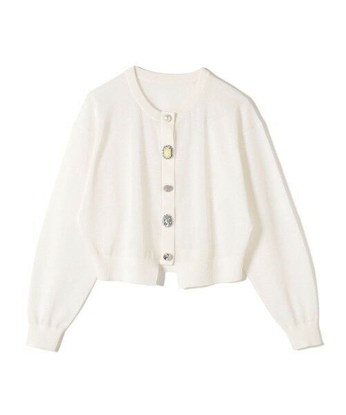 SHIPS / シップス カーディガン・ボレロ | 《一部追加予約》TORRAZZO DONNA:〈手洗い可能〉ビジュー シアー カーディガン | 詳細5