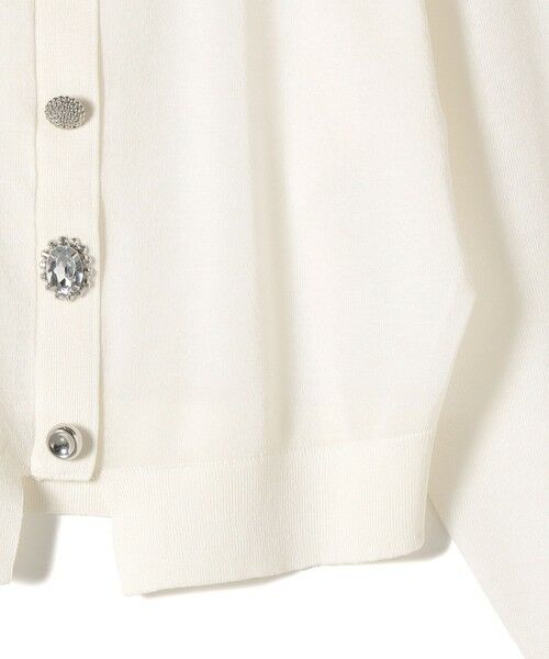 SHIPS / シップス カーディガン・ボレロ | 《一部追加予約》TORRAZZO DONNA:〈手洗い可能〉ビジュー シアー カーディガン | 詳細8