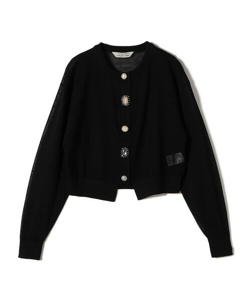 SHIPS / シップス カーディガン・ボレロ | 《一部追加予約》TORRAZZO DONNA:〈手洗い可能〉ビジュー シアー カーディガン | 詳細13