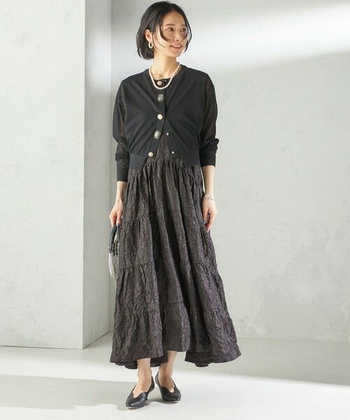 SHIPS / シップス カーディガン・ボレロ | TORRAZZO DONNA:〈手洗い可能〉ビジュー シアー カーディガン | 詳細5