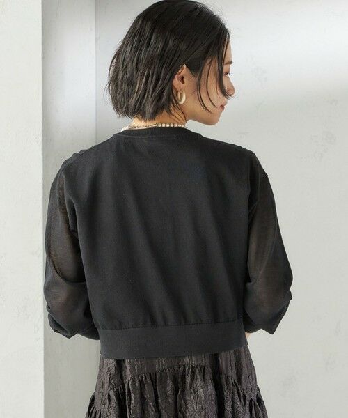 SHIPS / シップス カーディガン・ボレロ | TORRAZZO DONNA:〈手洗い可能〉ビジュー シアー カーディガン | 詳細11