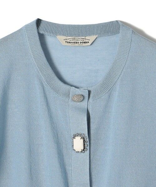 SHIPS / シップス カーディガン・ボレロ | TORRAZZO DONNA:〈手洗い可能〉ビジュー シアー カーディガン | 詳細17