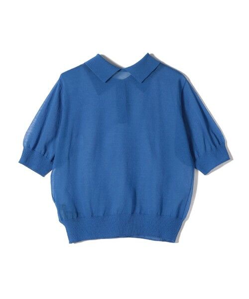 SHIPS / シップス ニット・セーター | SHIPS Primary Navy Label:〈手洗い可能〉NOIR POLO ニット | 詳細3