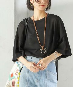 SHIPS / シップス ニット・セーター | 〈手洗い可能〉18G コットン ナイロン ワイド スリーブ プルオーバー