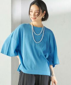ニット セーター SHIPS Primary Navy Label:シルク カシミヤ プルオーバー 2 レディース SHIPS Primary Navy Label:シルク カシミヤ プルオーバー