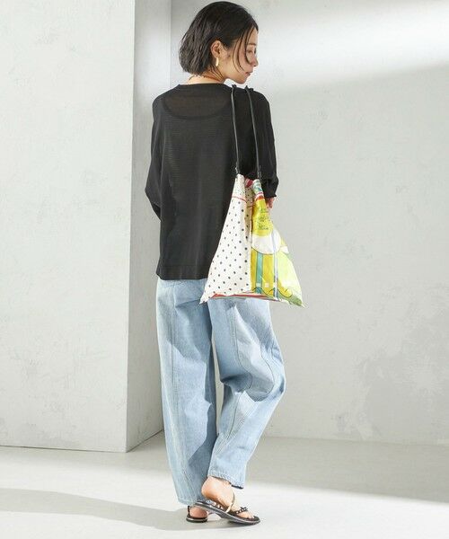 SHIPS / シップス ニット・セーター | 〈手洗い可能〉18G コットン ナイロン ワイド スリーブ プルオーバー | 詳細20