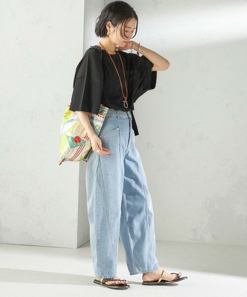 SHIPS / シップス ニット・セーター | 〈手洗い可能〉18G コットン ナイロン ワイド スリーブ プルオーバー | 詳細21