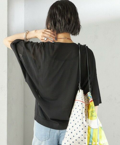 SHIPS / シップス ニット・セーター | 〈手洗い可能〉18G コットン ナイロン ワイド スリーブ プルオーバー | 詳細24