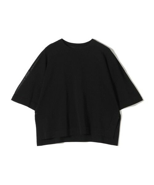 SHIPS / シップス ニット・セーター | 〈手洗い可能〉18G コットン ナイロン ワイド スリーブ プルオーバー | 詳細28