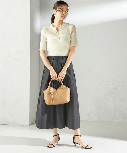 SHIPS / シップス ニット・セーター | 〈手洗い可能〉ラミー混 シアー ヘンリー ネック ニット | 詳細2