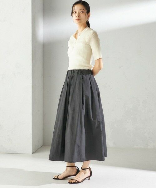 SHIPS / シップス ニット・セーター | 〈手洗い可能〉ラミー混 シアー ヘンリー ネック ニット | 詳細3