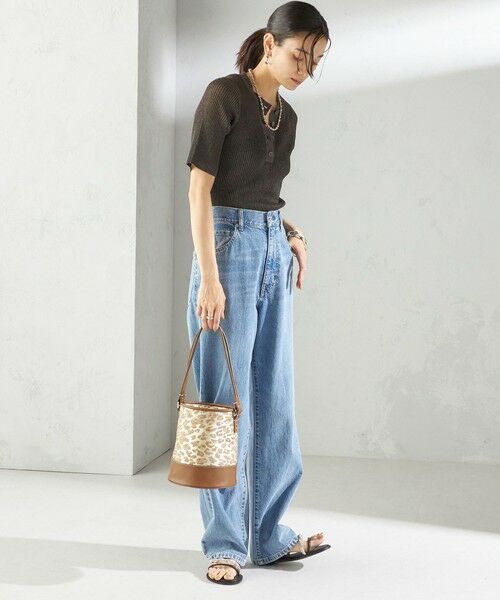 SHIPS / シップス ニット・セーター | 〈手洗い可能〉ラミー混 シアー ヘンリー ネック ニット | 詳細22