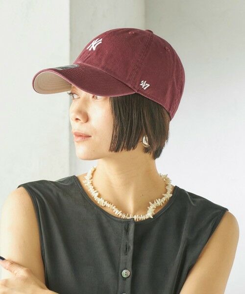 SHIPS / シップス キャップ | 《一部追加予約》′47:CLEAN UP YANKEES（ワイン）