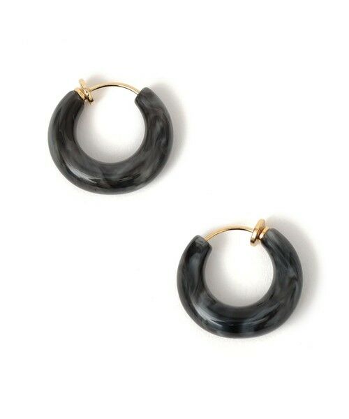 SHIPS / シップス ピアス・イヤリング | 樹脂 フープ イヤリング S | 詳細4