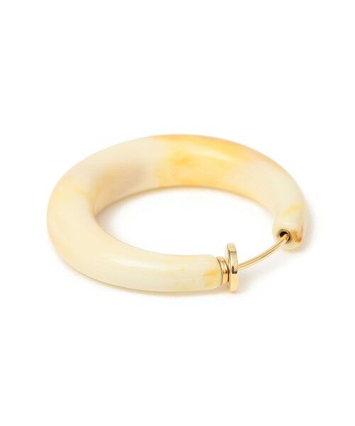 SHIPS / シップス ピアス・イヤリング | 樹脂 フープ イヤリング M | 詳細6