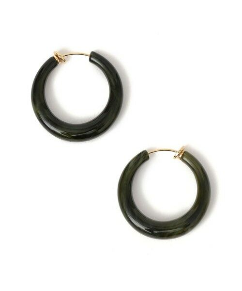 SHIPS / シップス ピアス・イヤリング | 樹脂 フープ イヤリング M | 詳細11