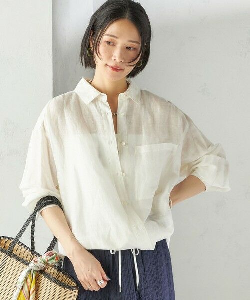 SHIPS / シップス ピアス・イヤリング | 樹脂 フープ イヤリング M | 詳細10