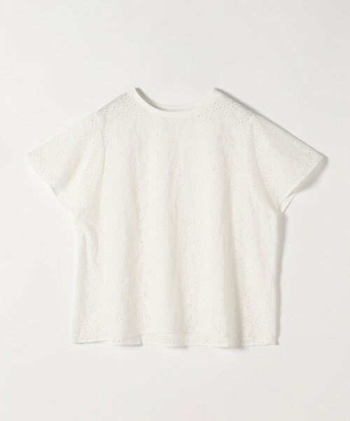 SHIPS / シップス シャツ・ブラウス | quaranciel:〈手洗い可能〉フラワー 刺繍 アイレット ハーフスリーブ プルオーバー | 詳細15