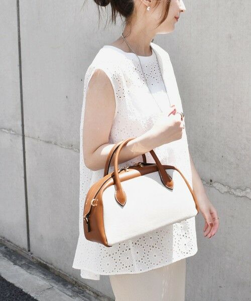 SHIPS / シップス シャツ・ブラウス | quaranciel:〈手洗い可能〉フラワー 刺繍 アイレット ノースリーブ フレア プルオーバー | 詳細2